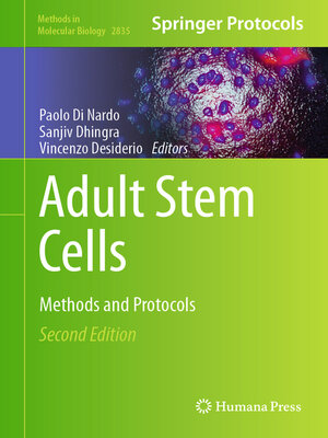 cover image of Adult Stem Cells